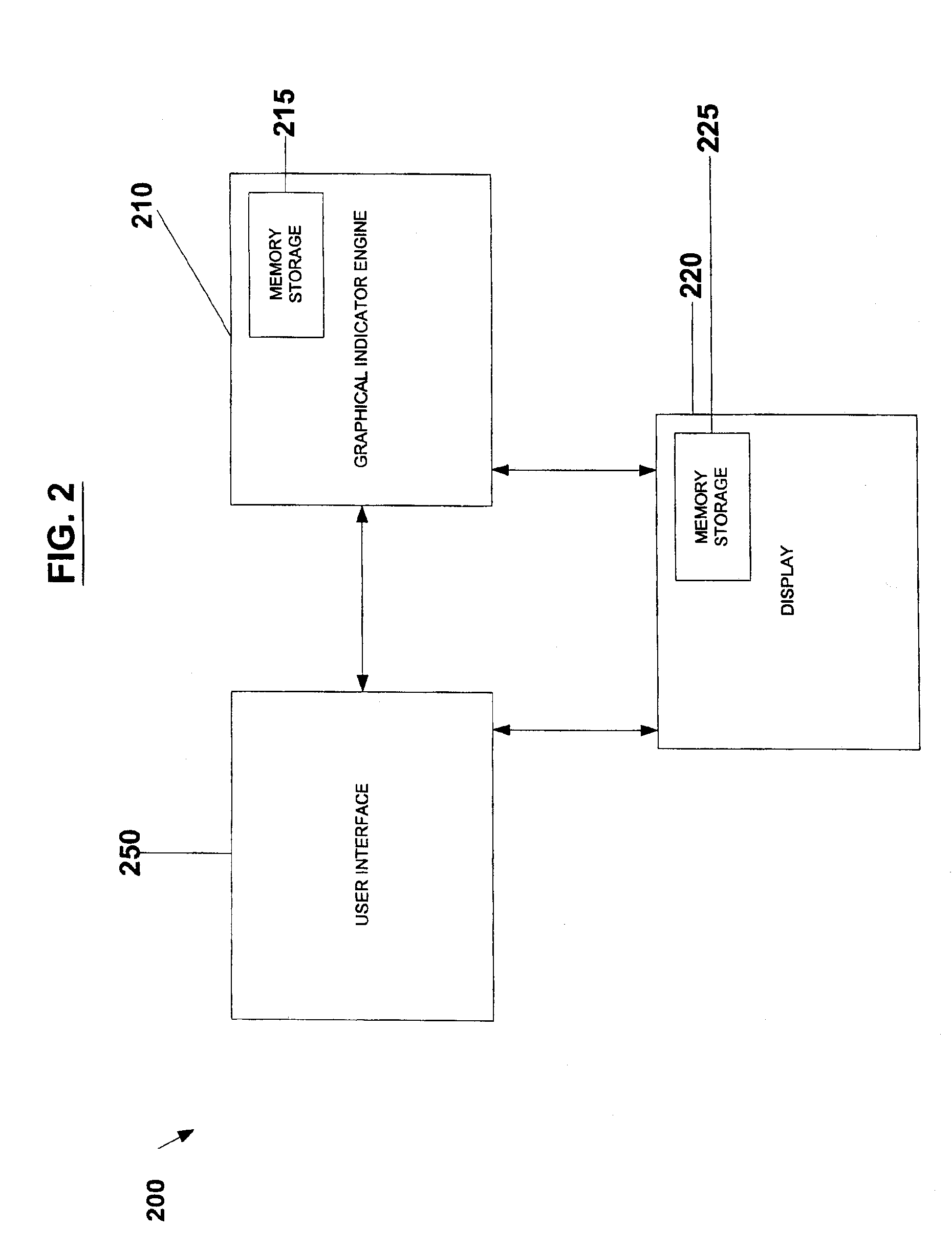 Method and system for displaying an image instead of data