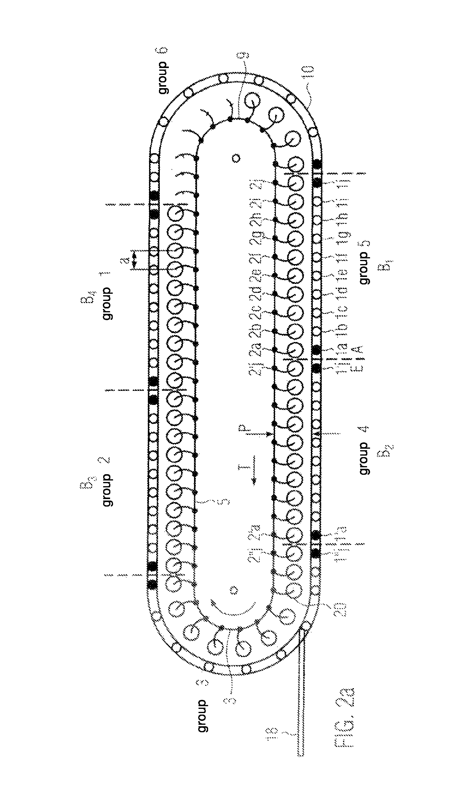 Suspension apparatus and method for suspending sausages, in particular sausage chains