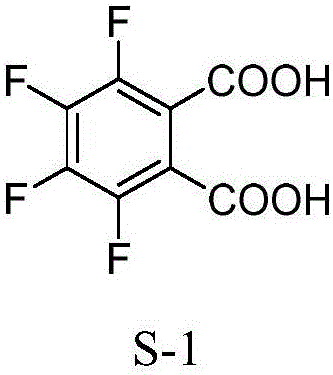 Synthesis method of 3, 4, 5, 6-tetrafluorophthalic acid