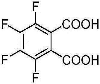 Synthesis method of 3, 4, 5, 6-tetrafluorophthalic acid