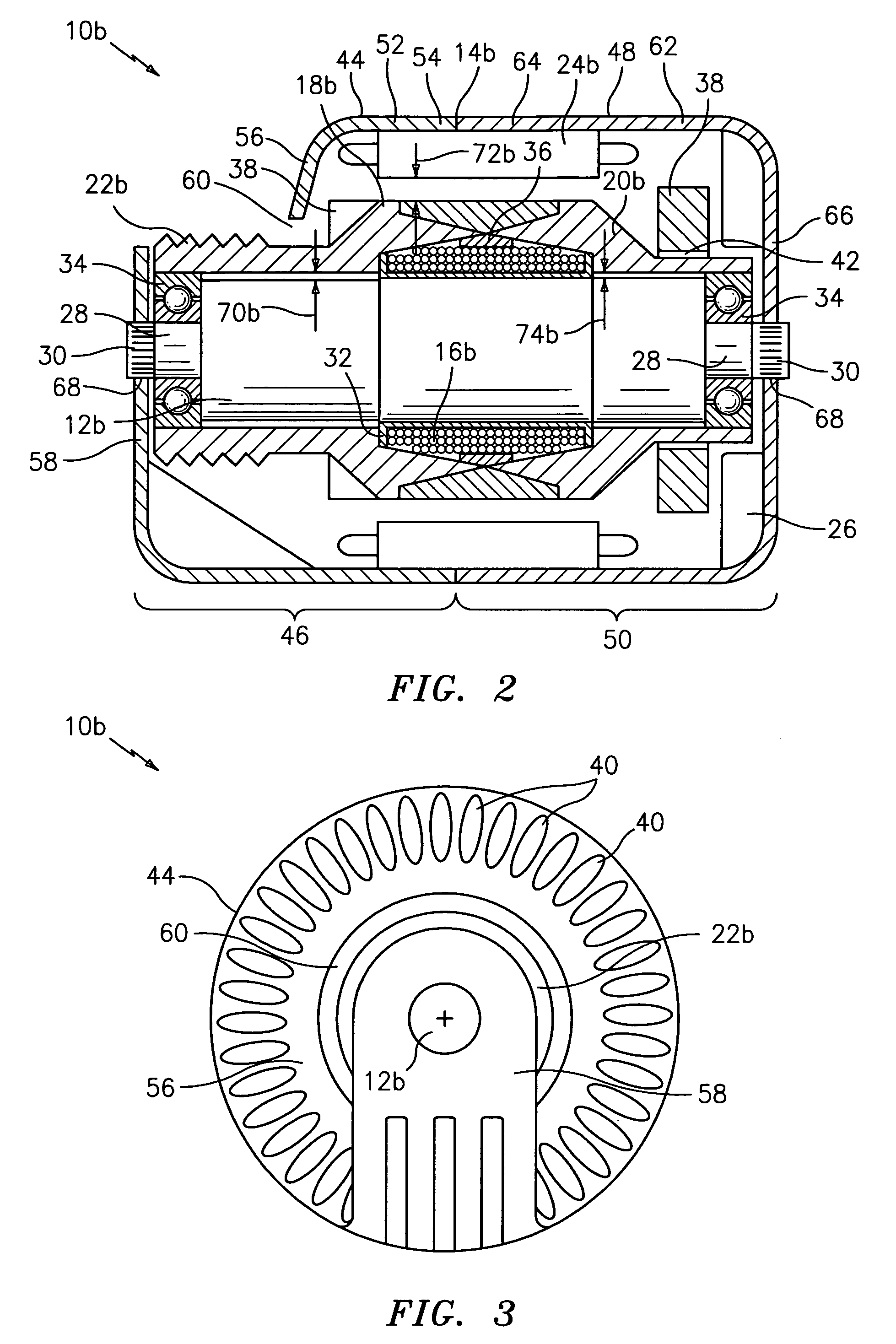 Brushless electric machine with stator with cascaded end loops