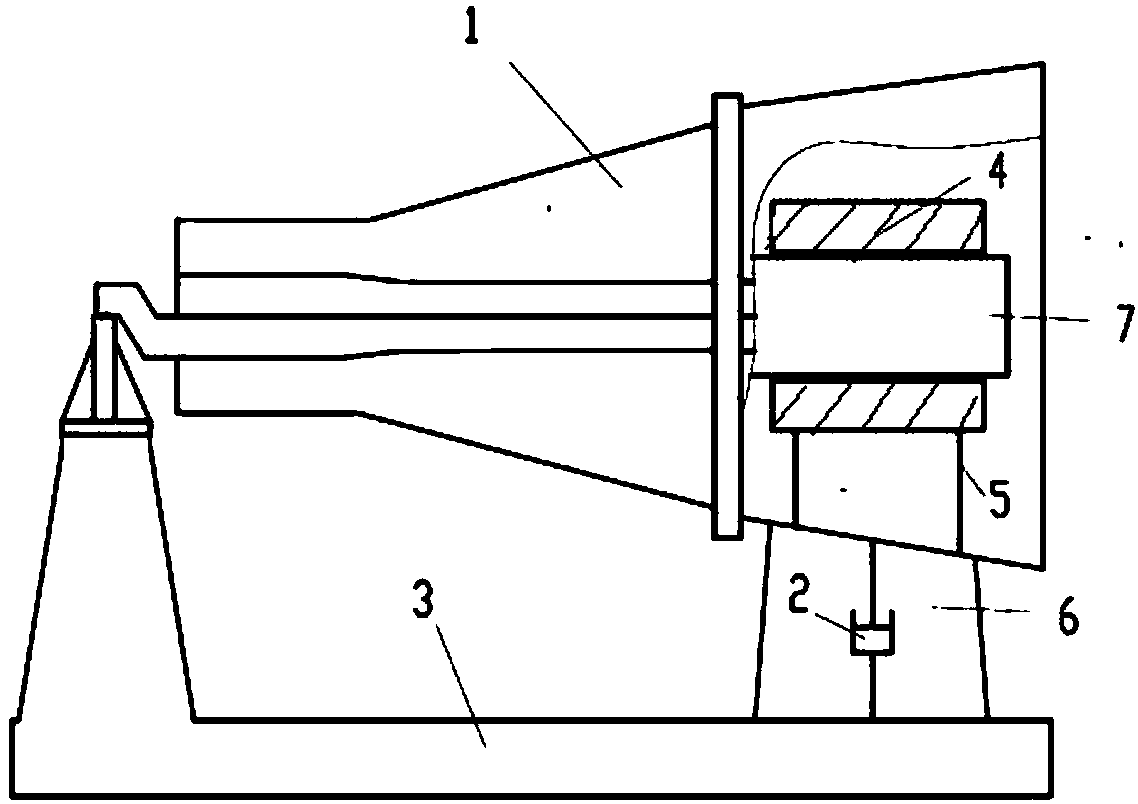 Rotor supporting structure of turbine machines