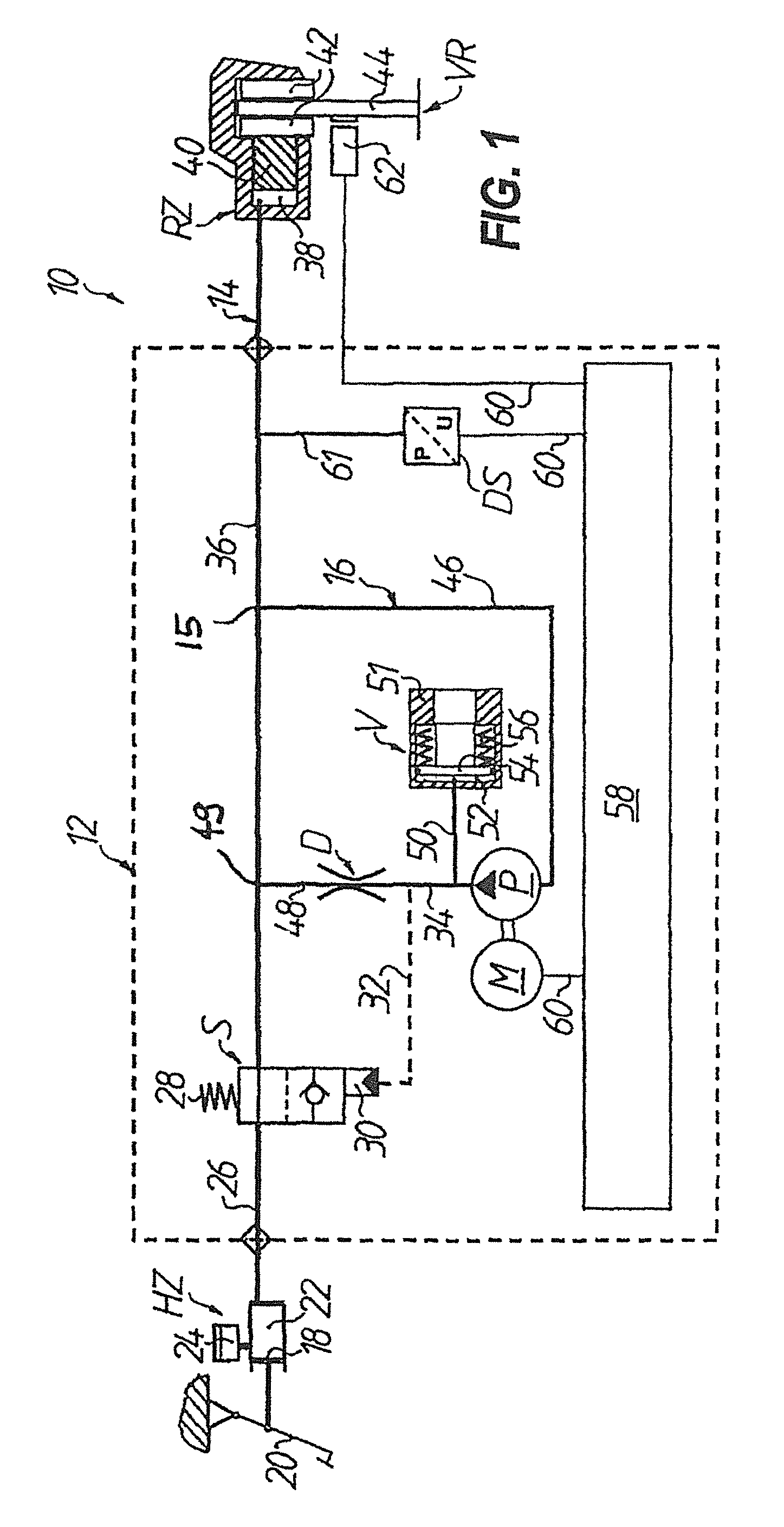Anti-lock hydraulic braking system, in particular for motorized two-wheel vehicles