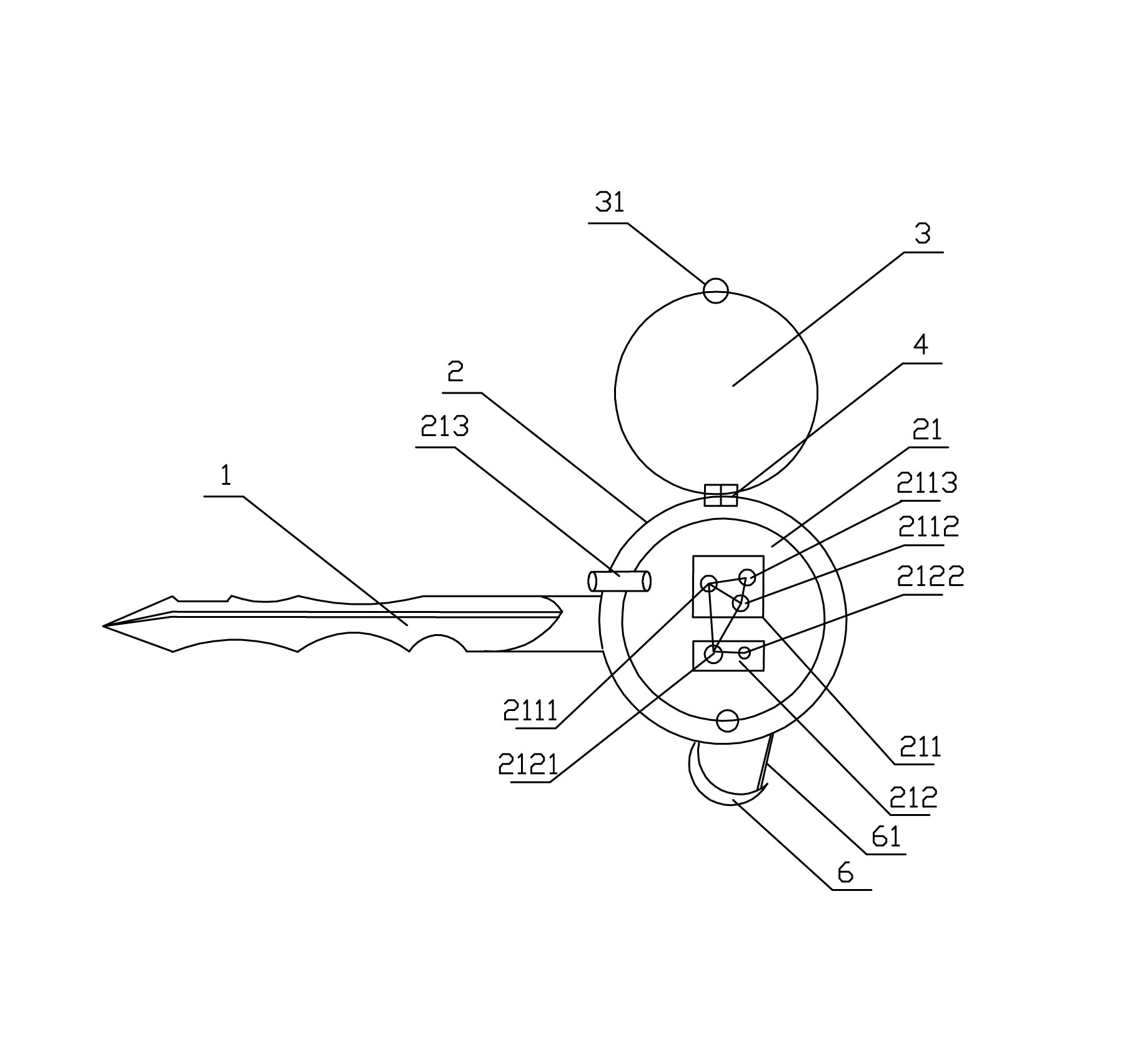 Multifunctional key