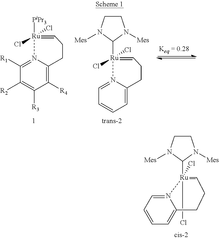 Catalytic complex for olefin metathesis reactions, process for the preparation thereof and use thereof