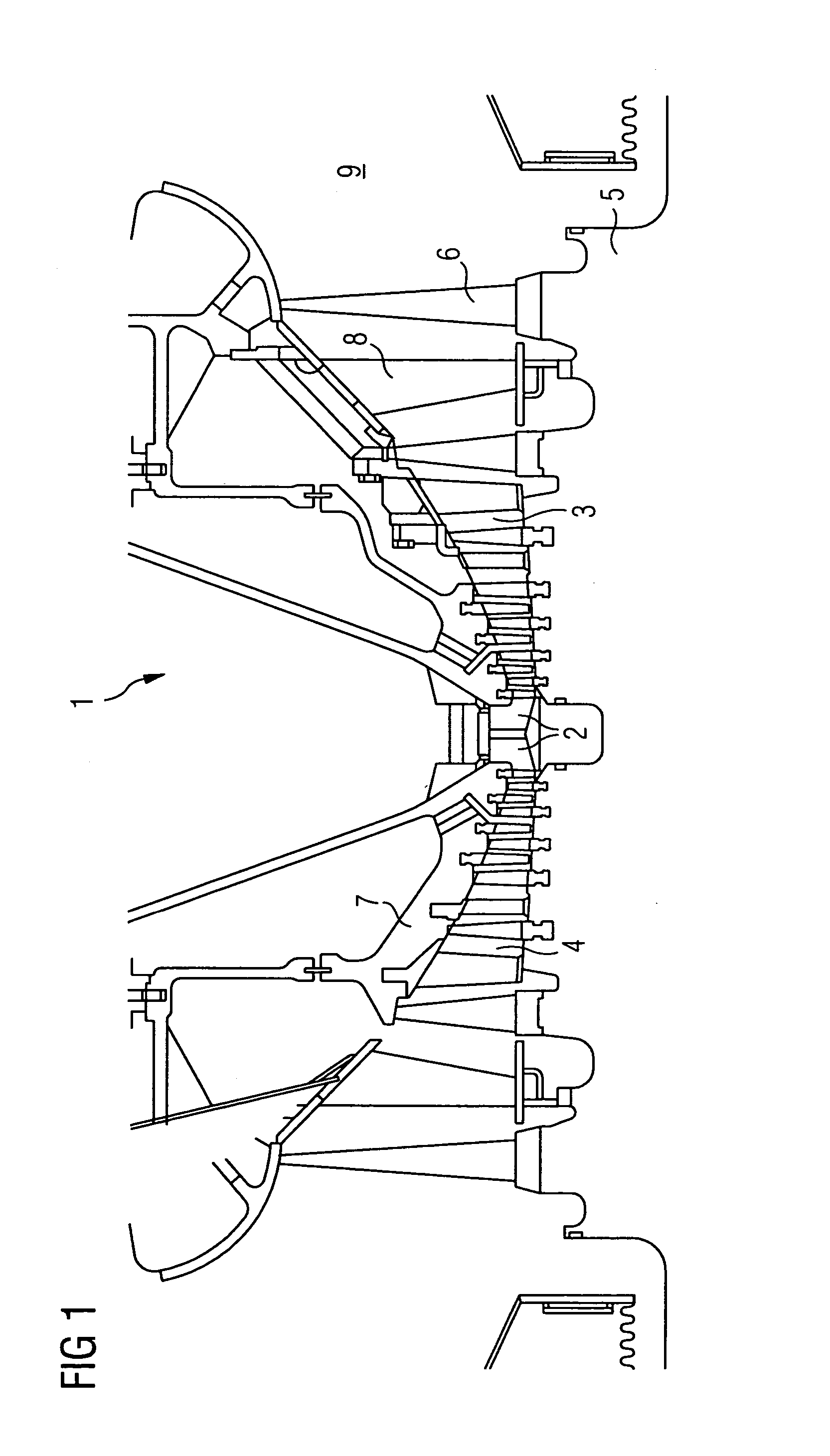 Moving-blade row for fluid-flow machines