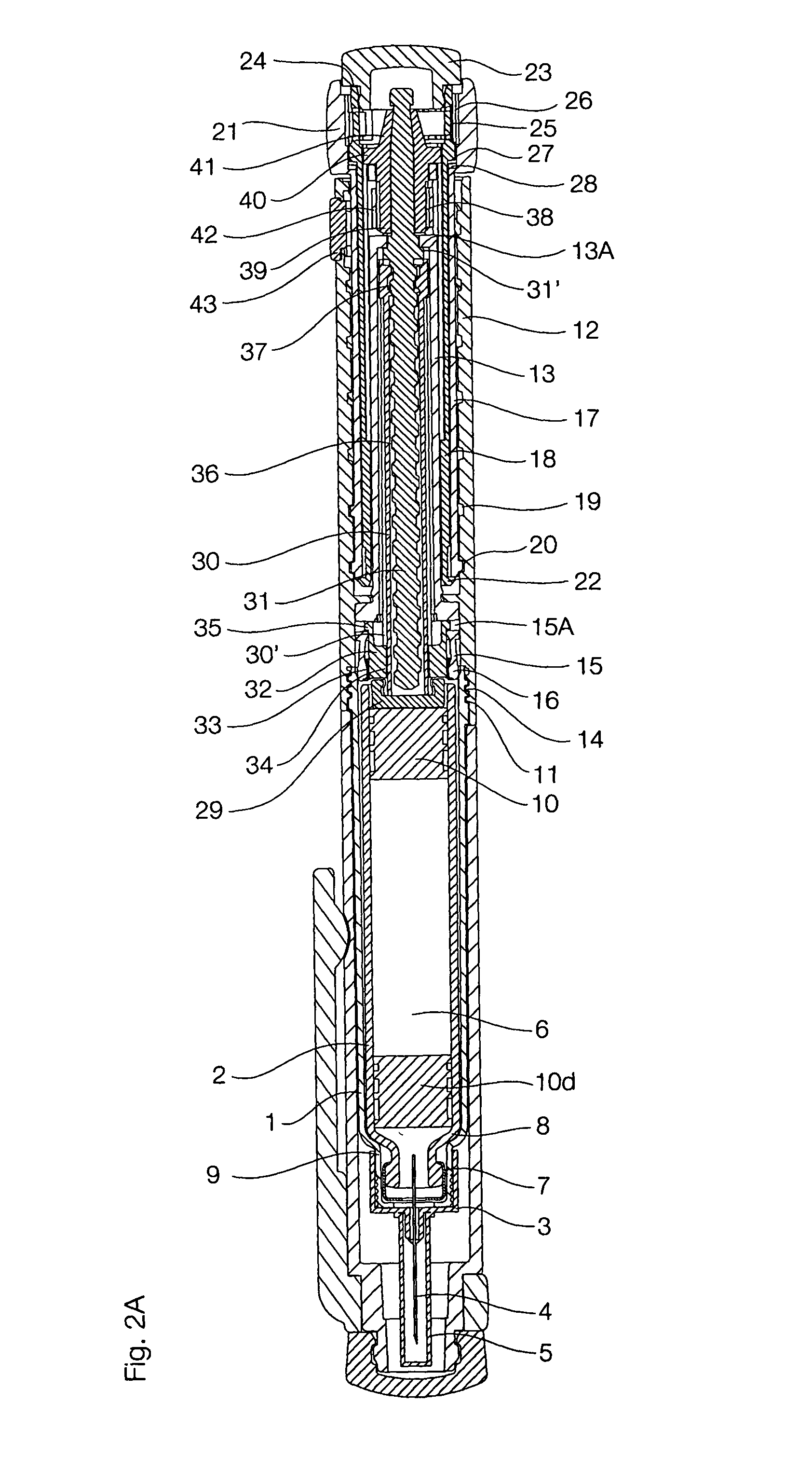 Pen shaped medication injection devices