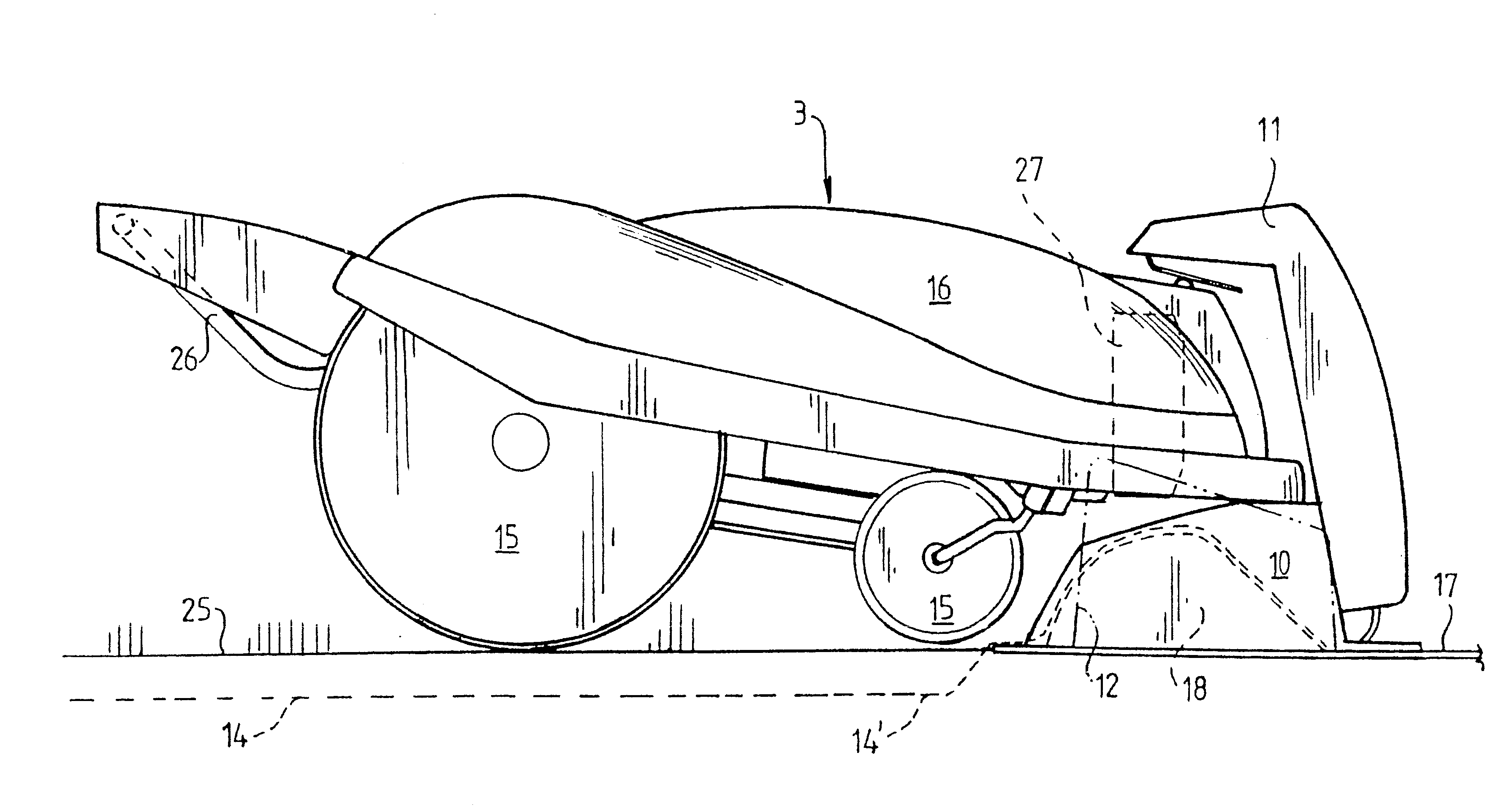 Docking system for a self-propelled working tool