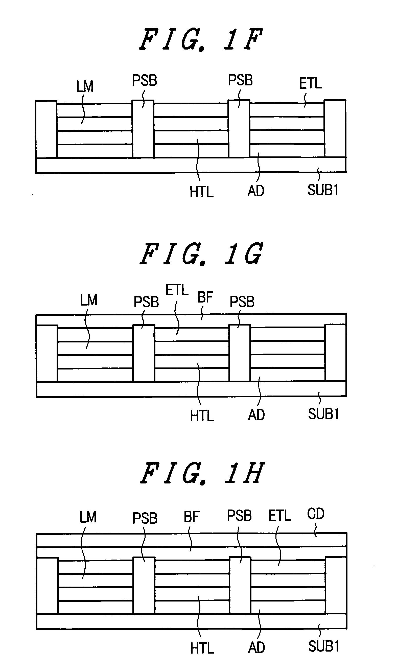 Method of manufacturing electron device and organic electroluminescent display and ink for organic amorphous film