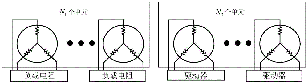 Noise test method for AC permanent magnet motor with multi-phase even-numbered units