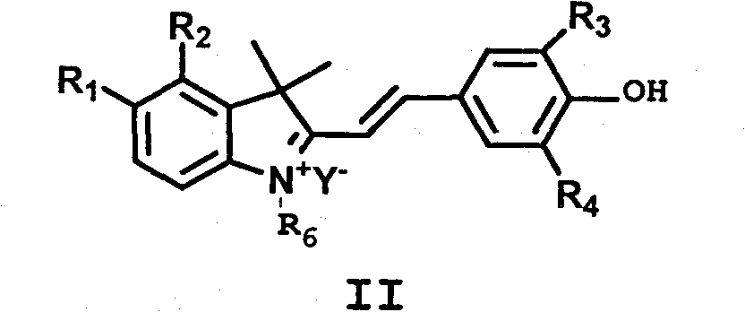Synthesis and application of indole hemicyanine dye