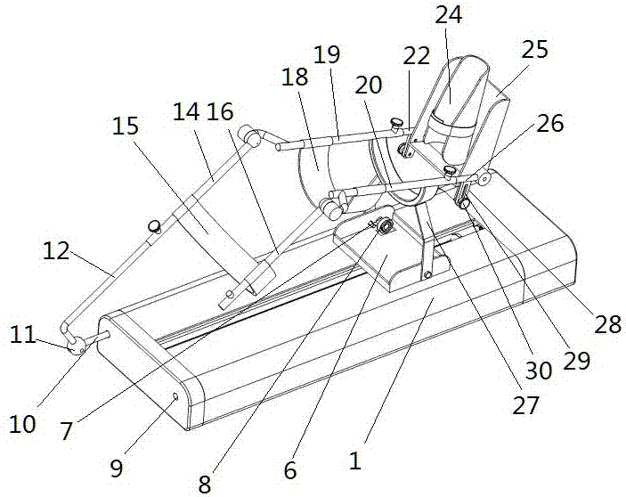 Lower limb joint training device