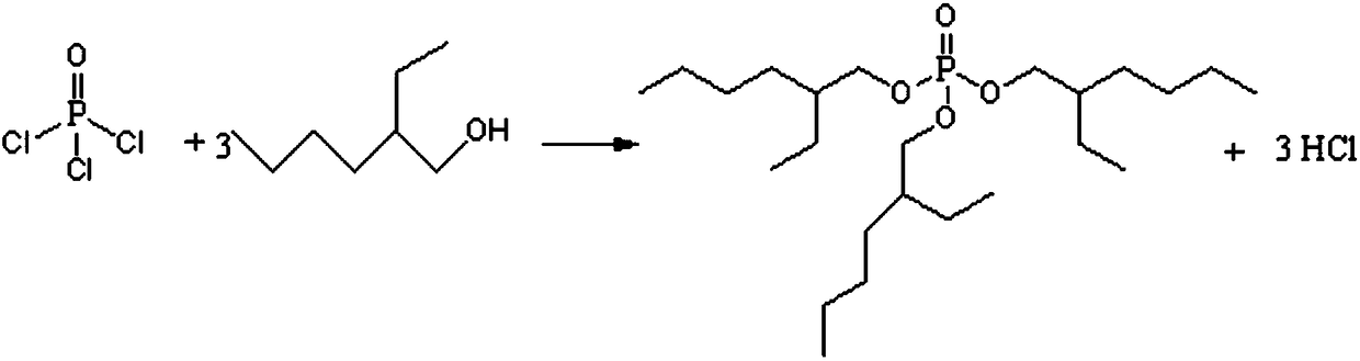 A kind of preparation method of triisooctyl phosphate