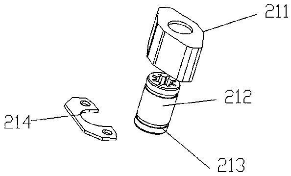 Focusing structure of stage lamp