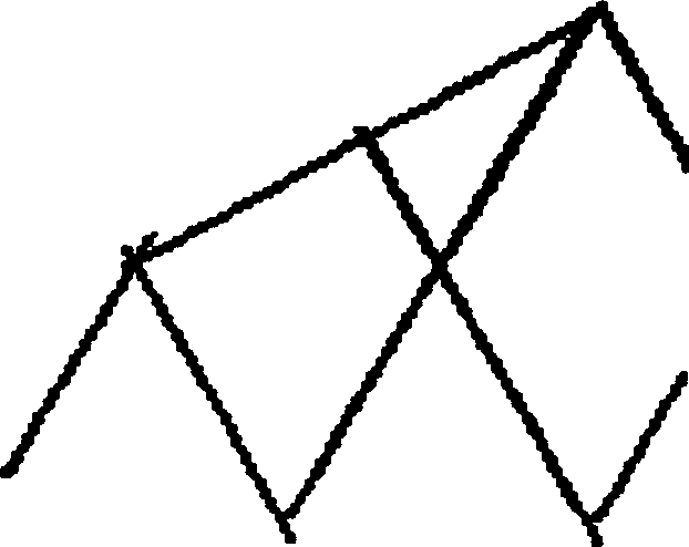 Sail type net mouth scissoring and assembling method