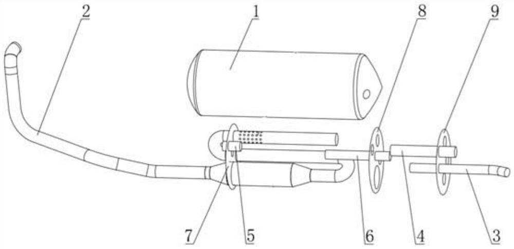 Exhaust muffler for motorcycle