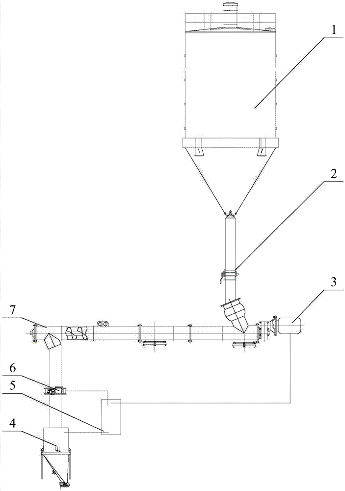Powder measuring and conveying system and method