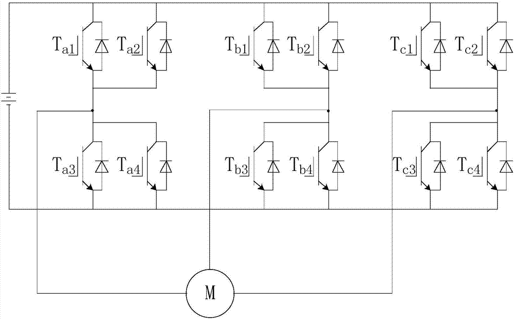 Method for diagnosing fault of parallel IGBT inverters