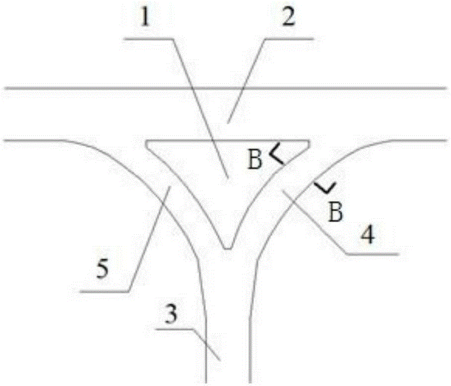 Enlarging repair and reinforcement method of roadways at crossing