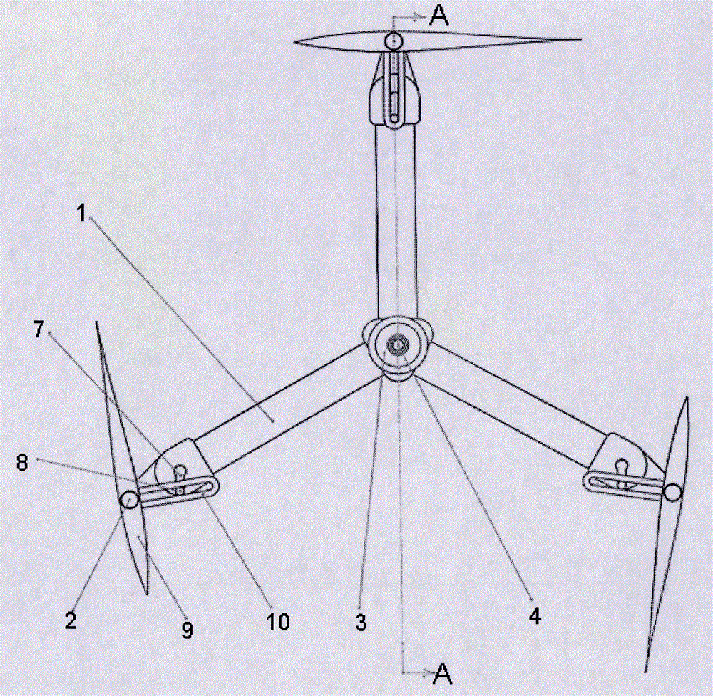 Cycloid paddle capable of being used for wind power, hydropower, navigation and aviation