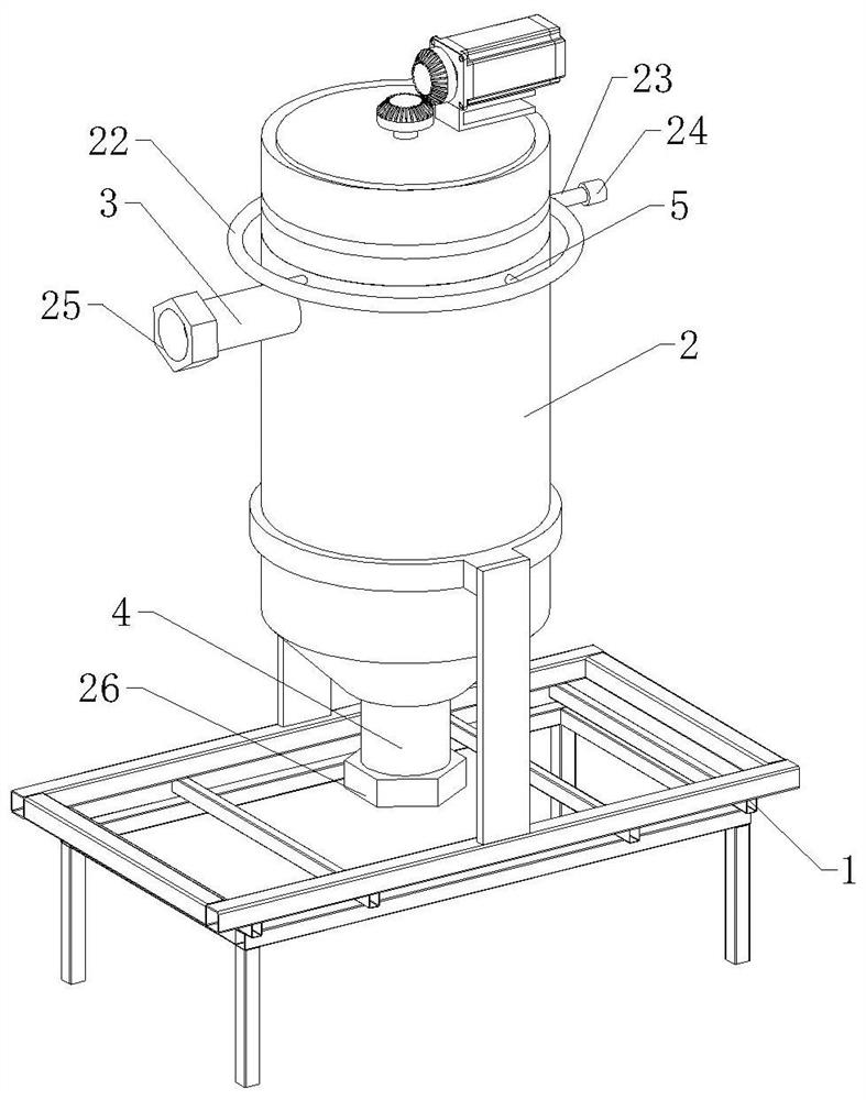 Stirring mechanism for chili sauce production