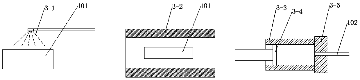 Method for extrusion forging composite near-net forming of titanium alloy thin-wall profile