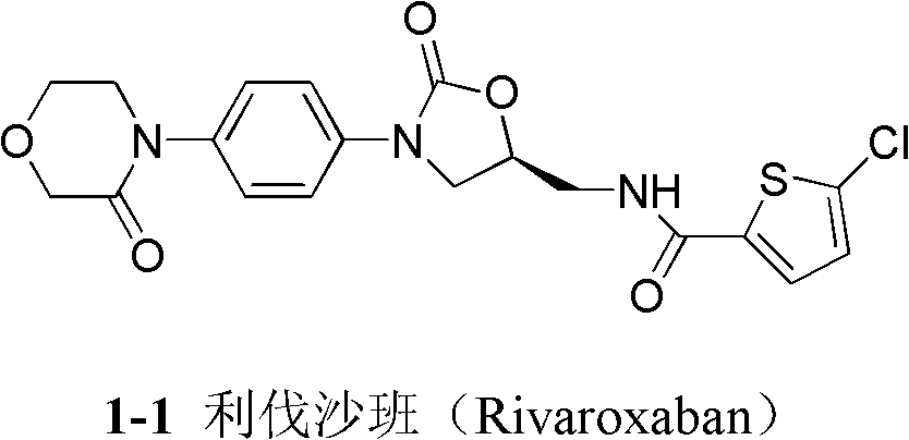 4-(4-amion phenyl)-3-morpholone intermediate amide and synthesis method and application thereof