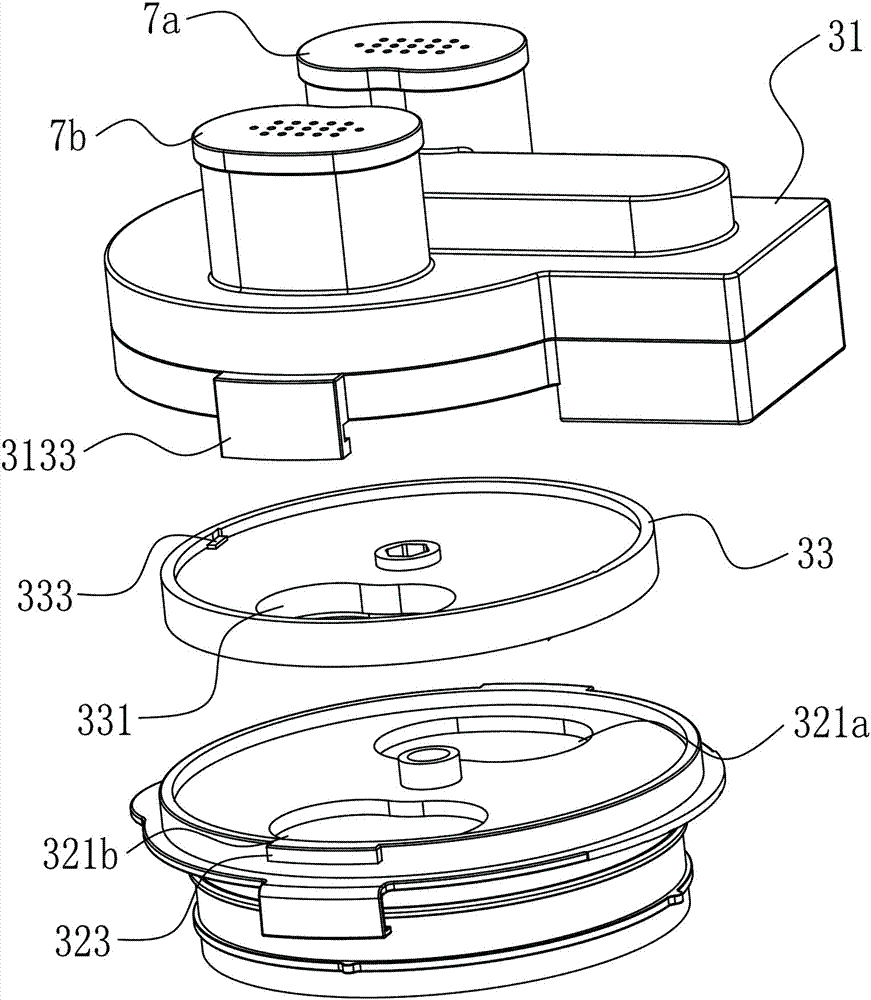 Food processer with automatic feeding function and feeding method thereof