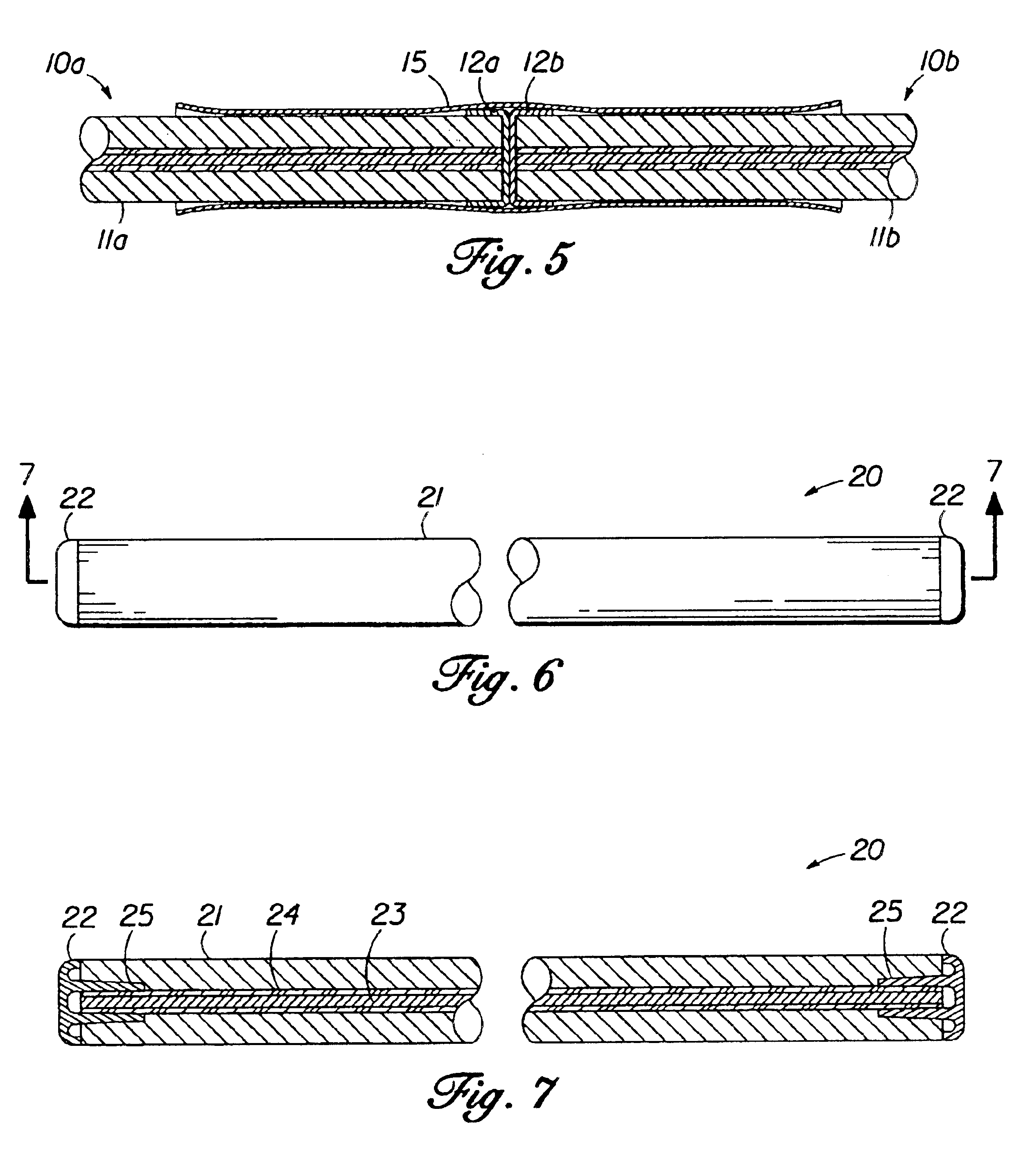System of bendable strips with connectors