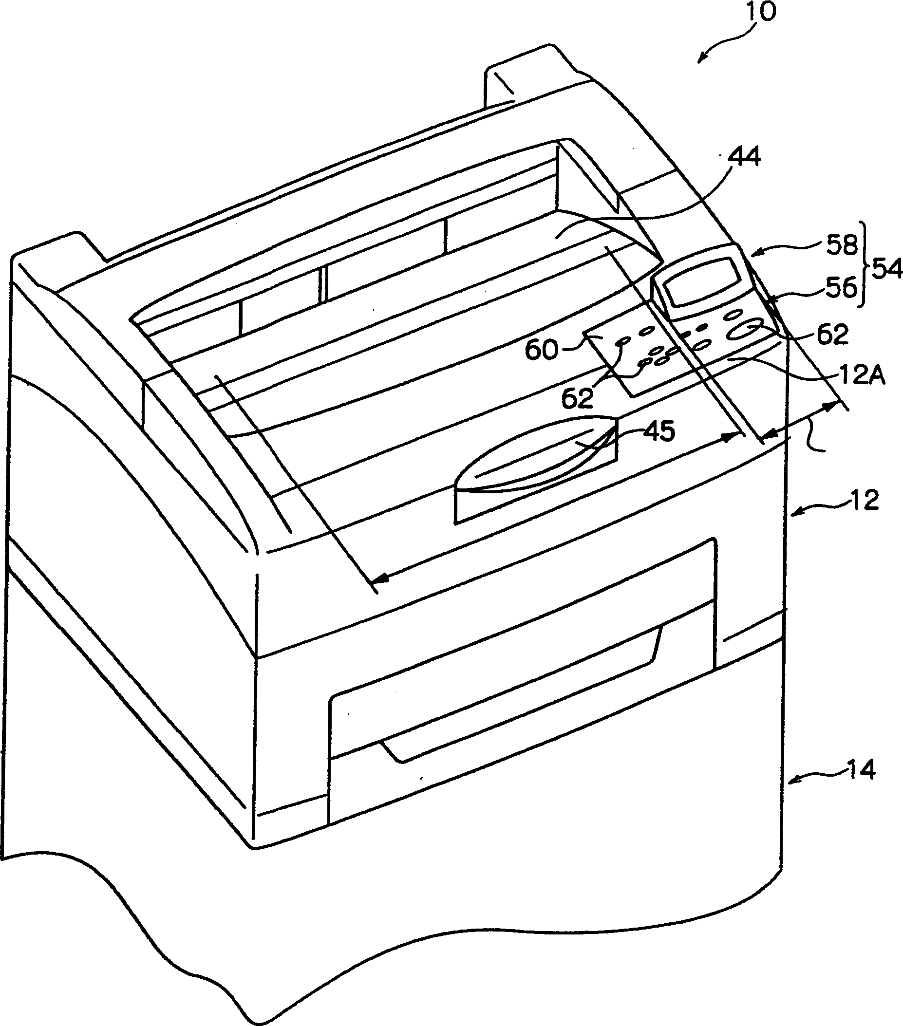 Operation panel and image forming apparatus using same or electronic equipment