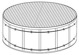 Liquid storage tank with safety early warning and protecting device