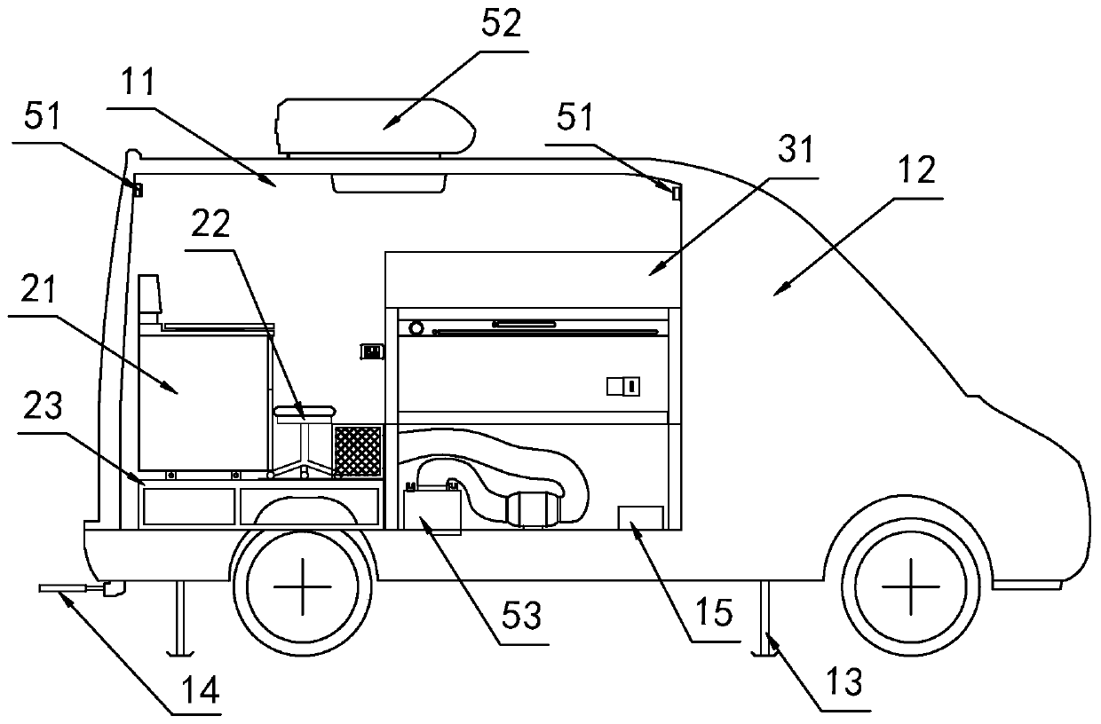 Urine cell collection vehicle