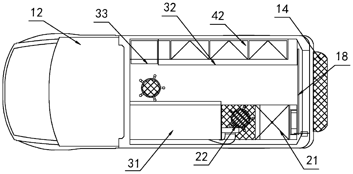 Urine cell collection vehicle