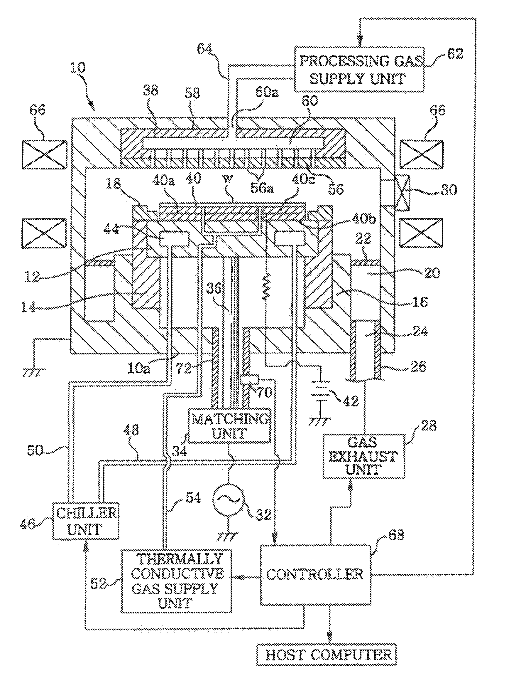 Plasma processing appratus and method and apparatus for measuring DC potential