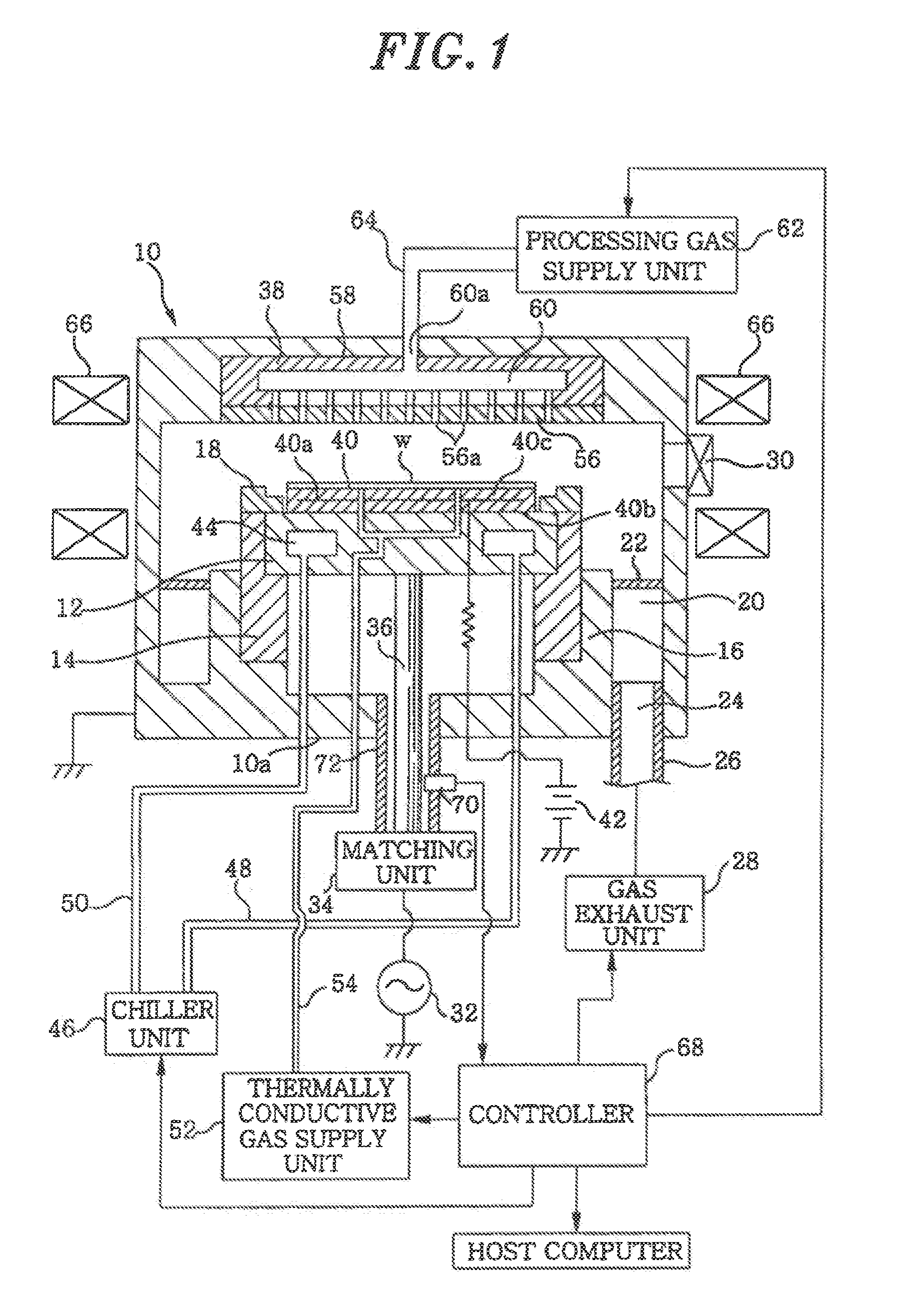 Plasma processing appratus and method and apparatus for measuring DC potential