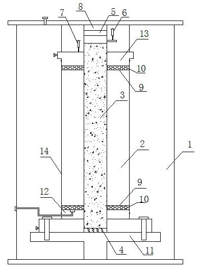 Device and method for testing mechanical properties of pile-soil contact surface