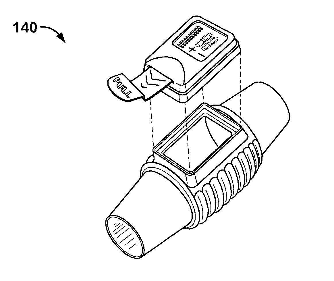 Nanoelectronic capnometer adapter