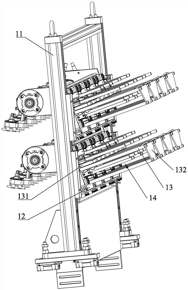 Full-automatic in-mold labeling and visual detection system