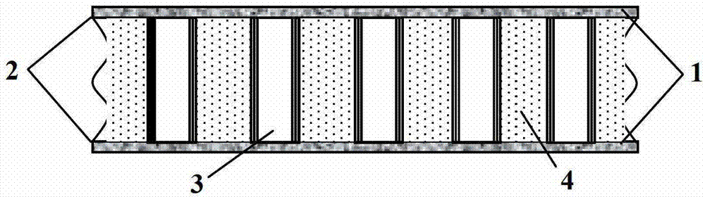 Novel anti-impact light interlayer structure