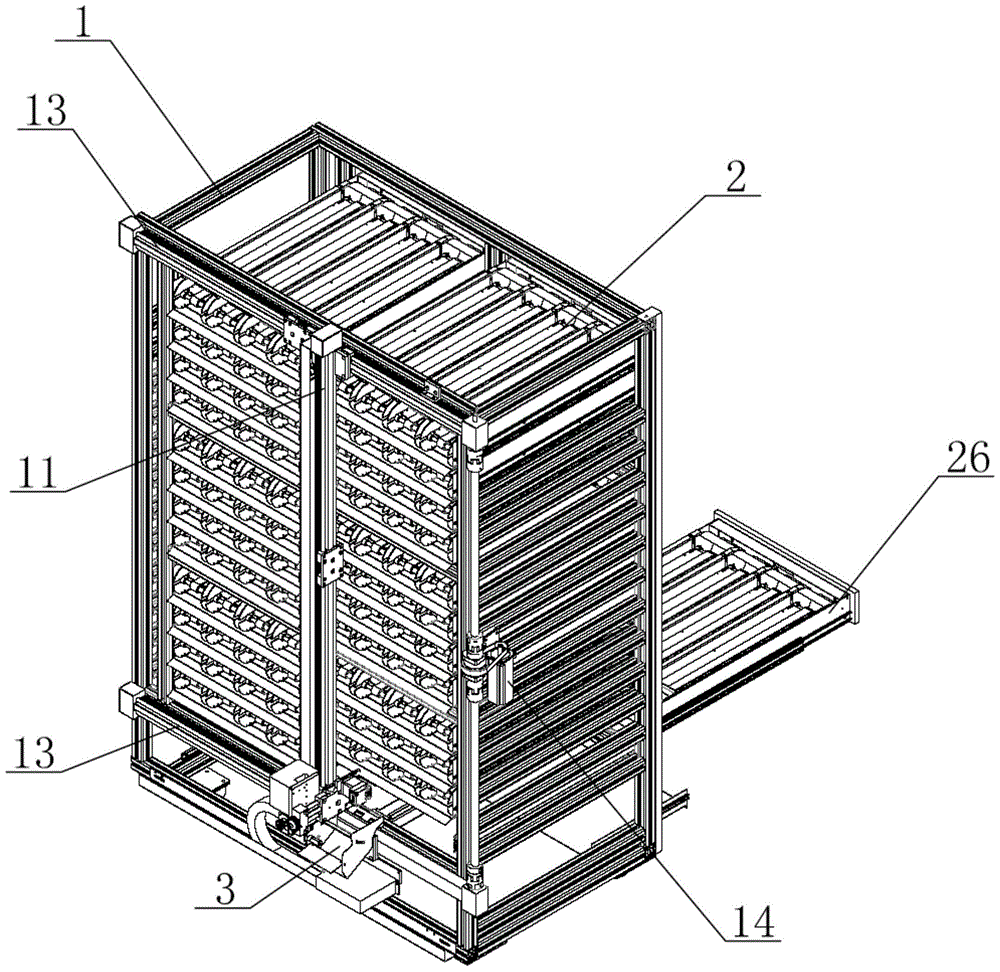 Injection pendulum medicine warehouse and injection pendulum medicine device including the same