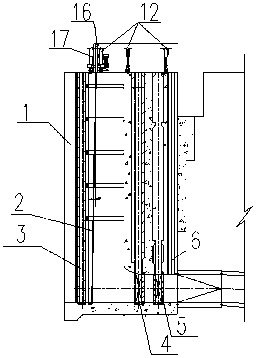 Automatic layered water taking system