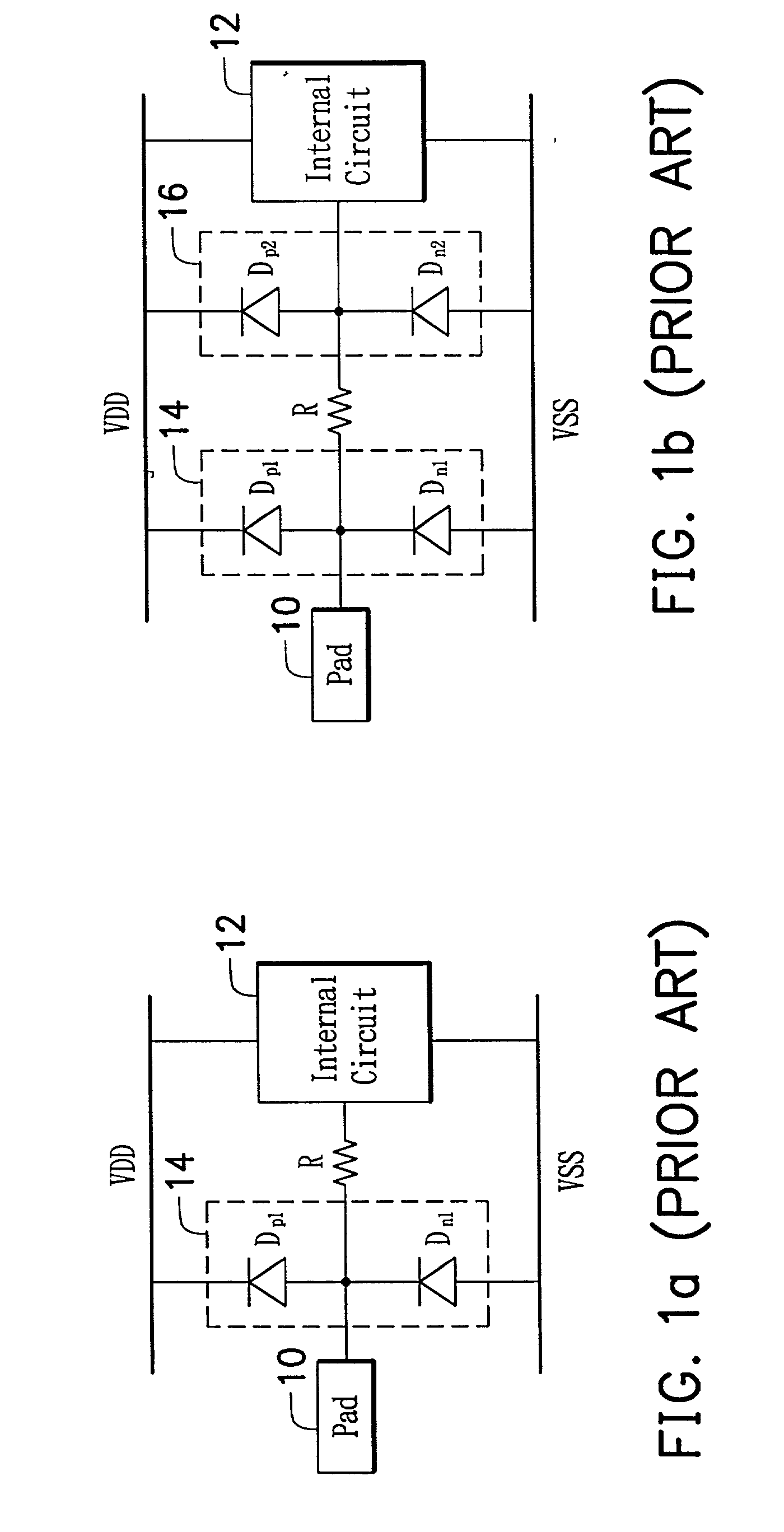 ESD protection circuit with very low input capacitance for high-frequency I/O ports