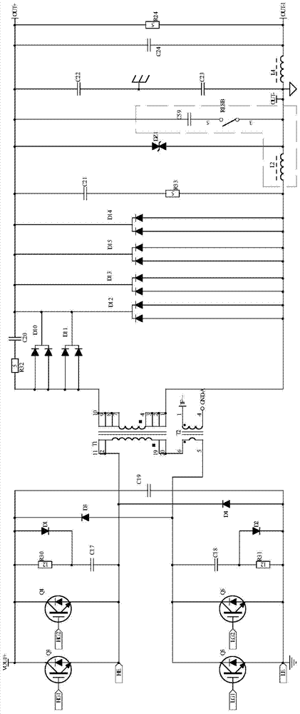 A circuit for improving the success rate and stability of small current arc ignition of inverter argon arc welding machine