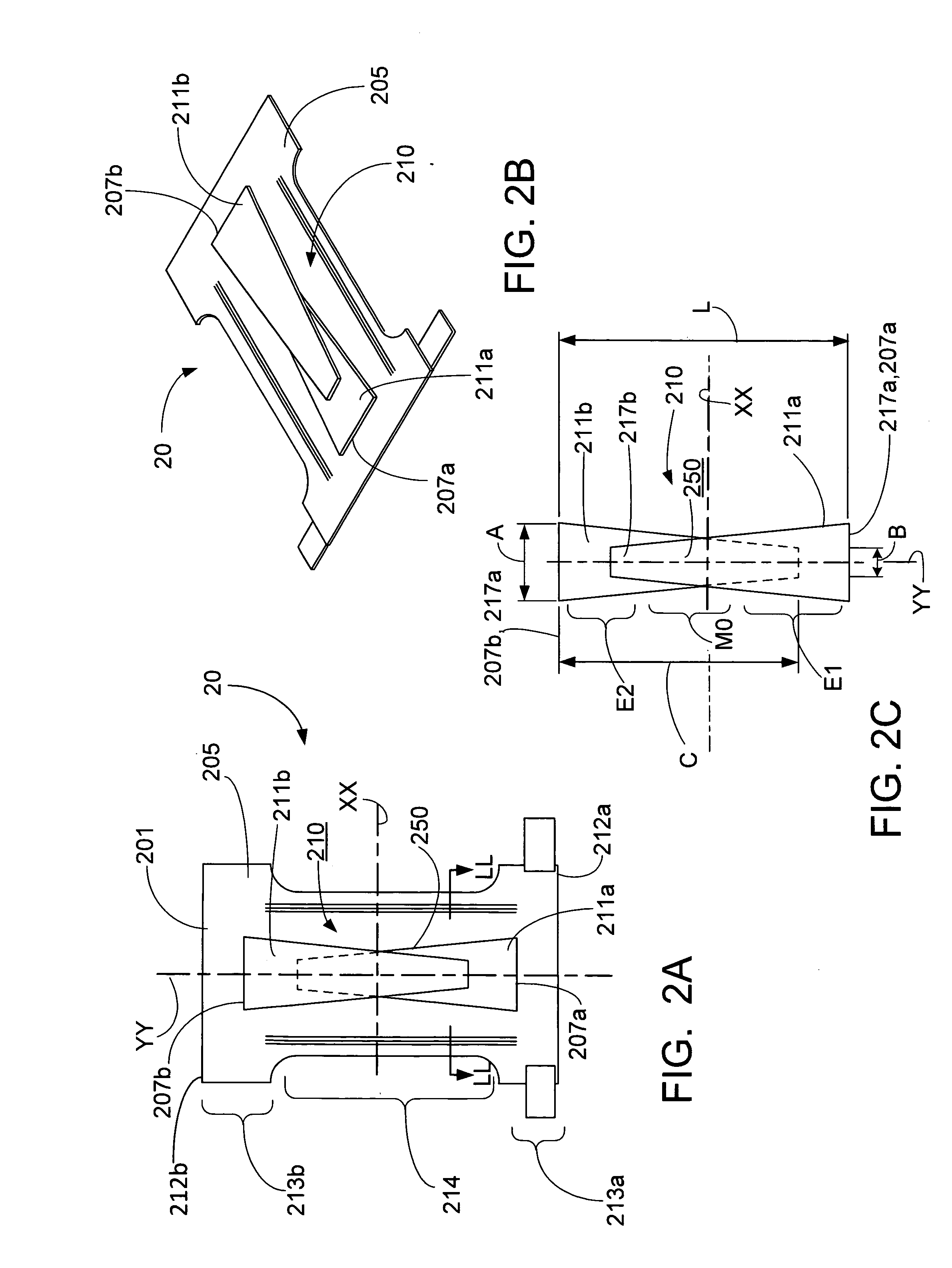 Disposable absorbent article with profiled absorbent core