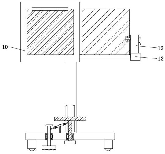 X-ray film placement and display device in imaging department