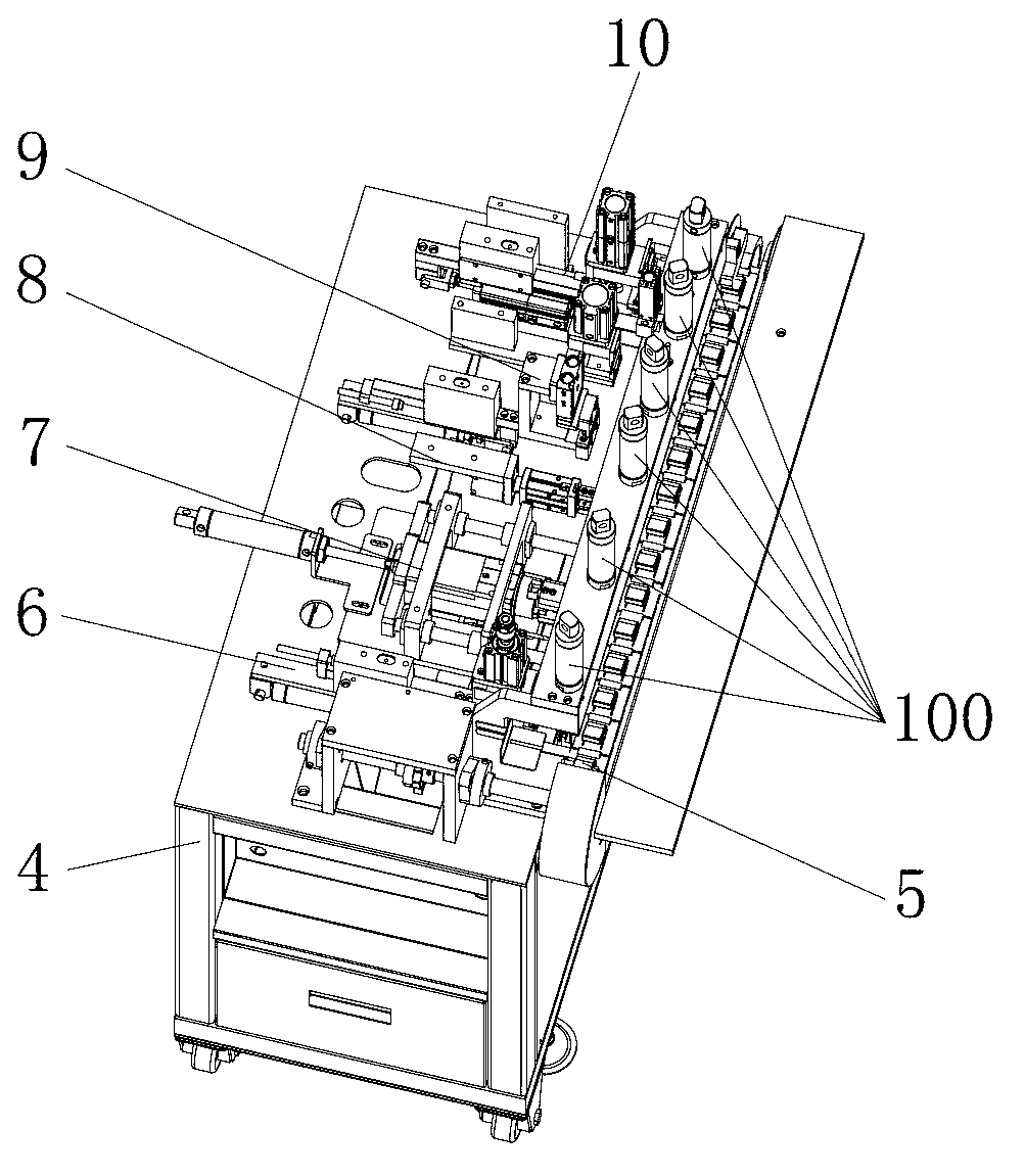 Electric wire skinning yarn-shearing machine