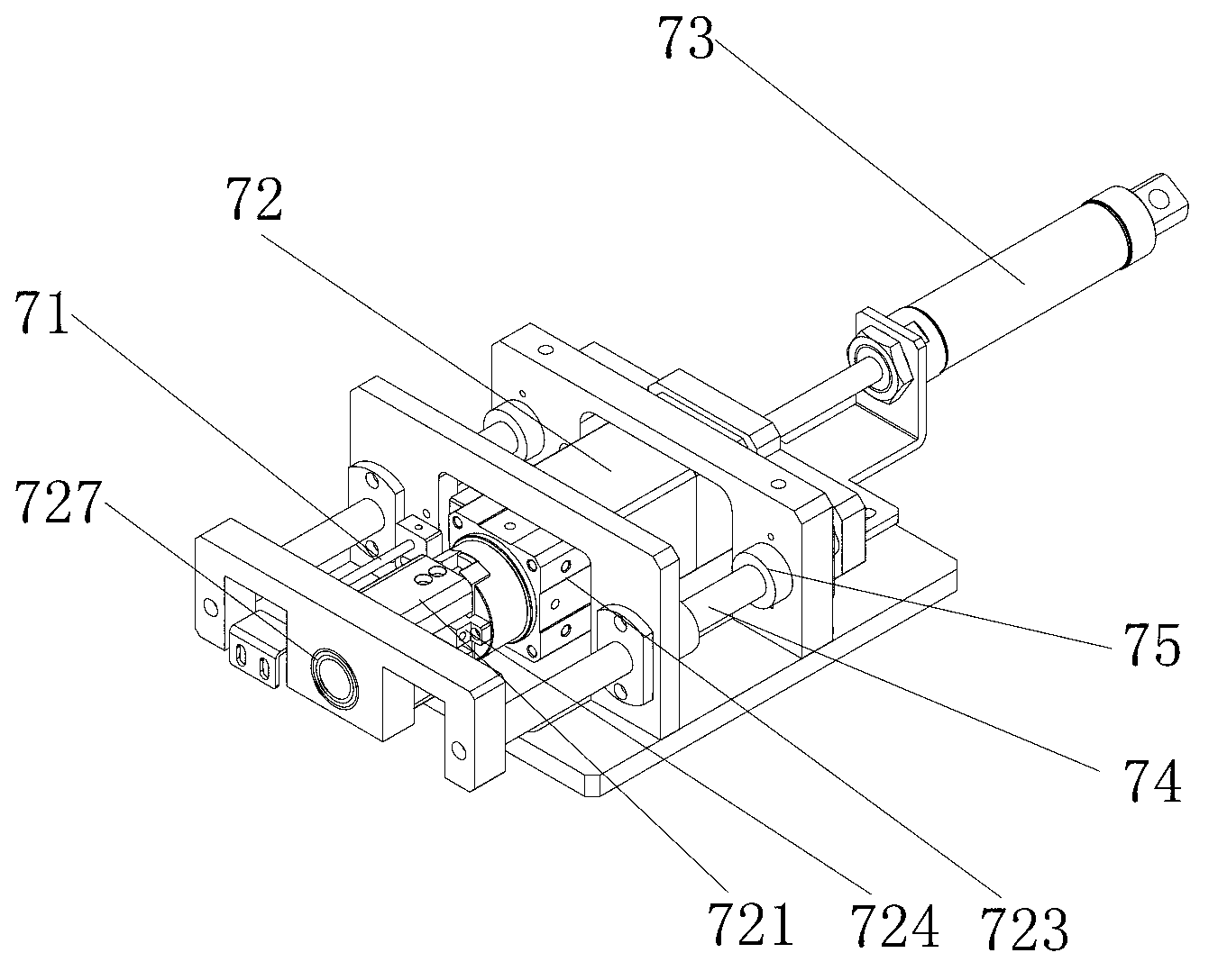 Electric wire skinning yarn-shearing machine