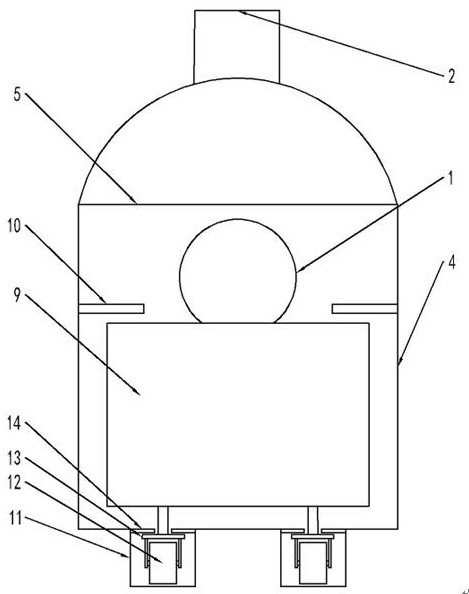 Dirty clothes and bedding clothes collecting separator