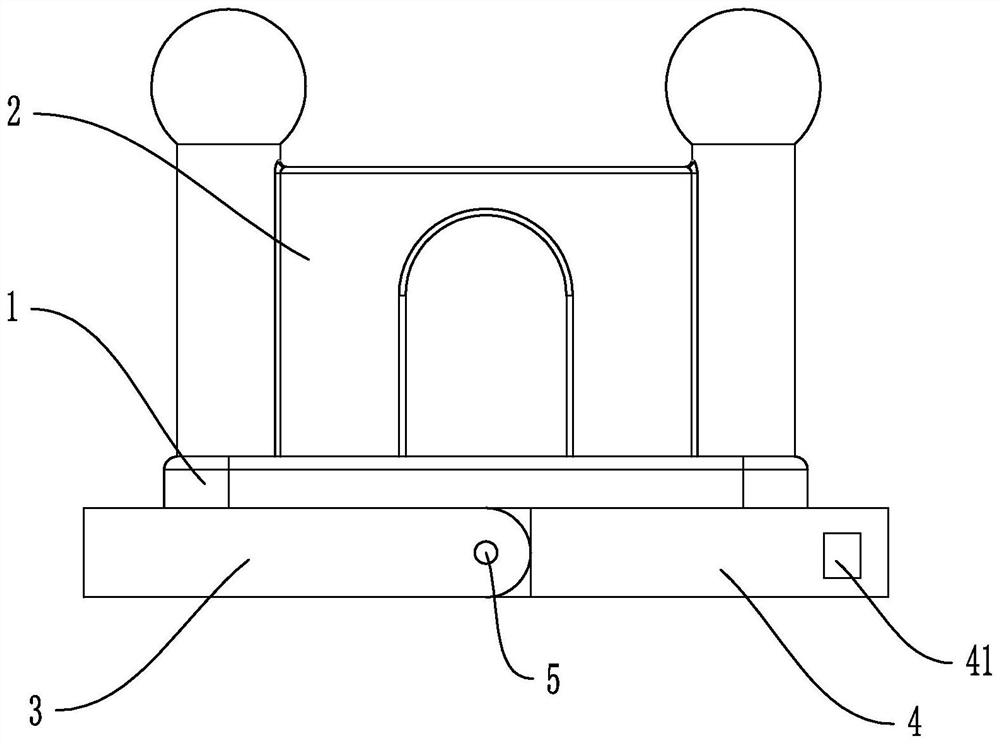 Inflatable castle capable of being folded automatically