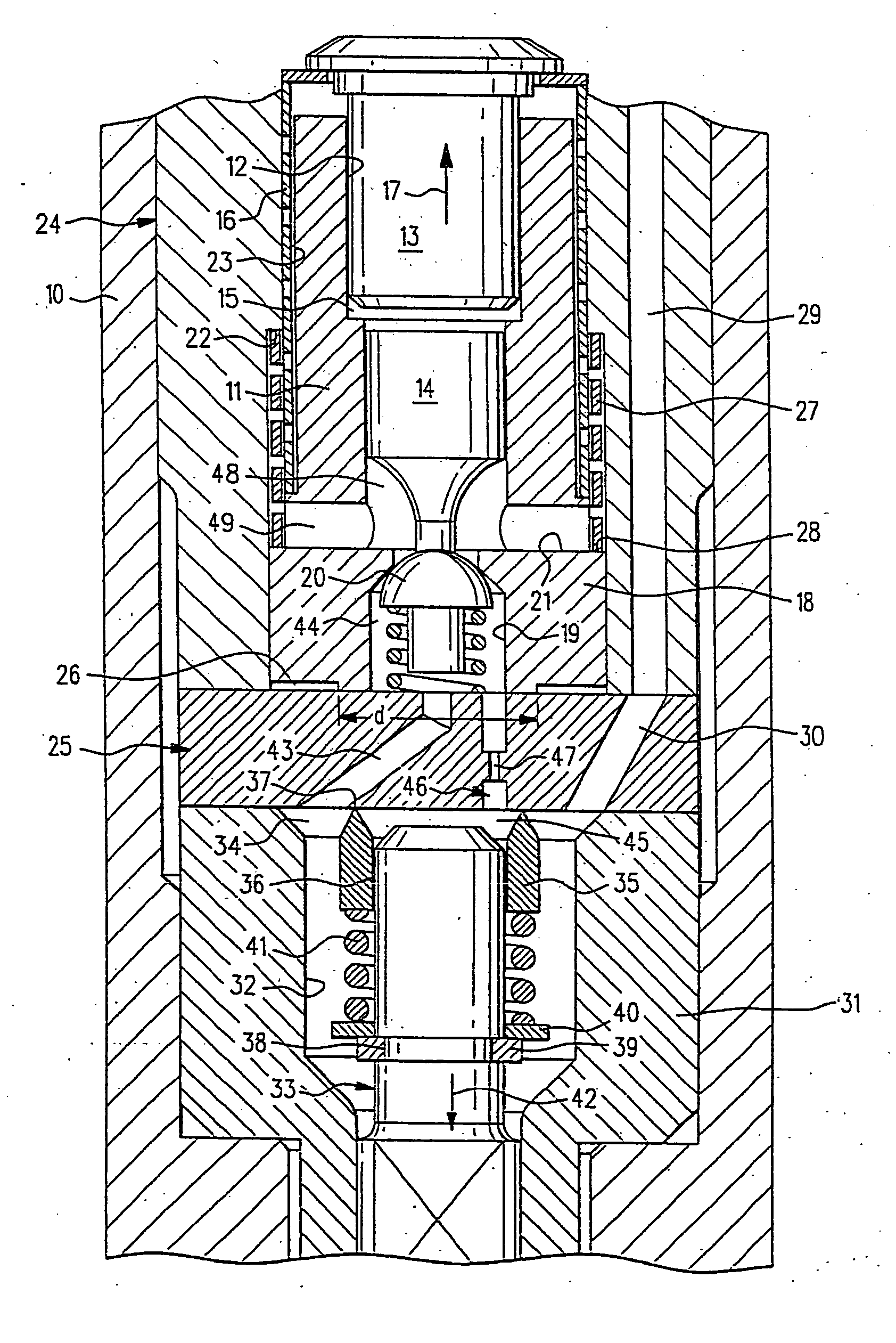 Injector for injecting fuel into combustion chambers of internal combustion engines, in particular a piezoelectric-actuator-controlled common rail injector